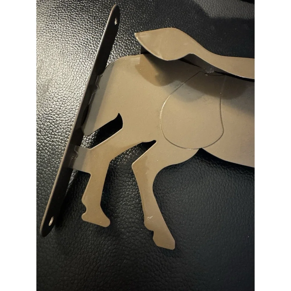 Horse Silhouette Squirrel Feeder Corn Cob Heavy Metal NEW